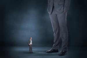 Small man and Giant man